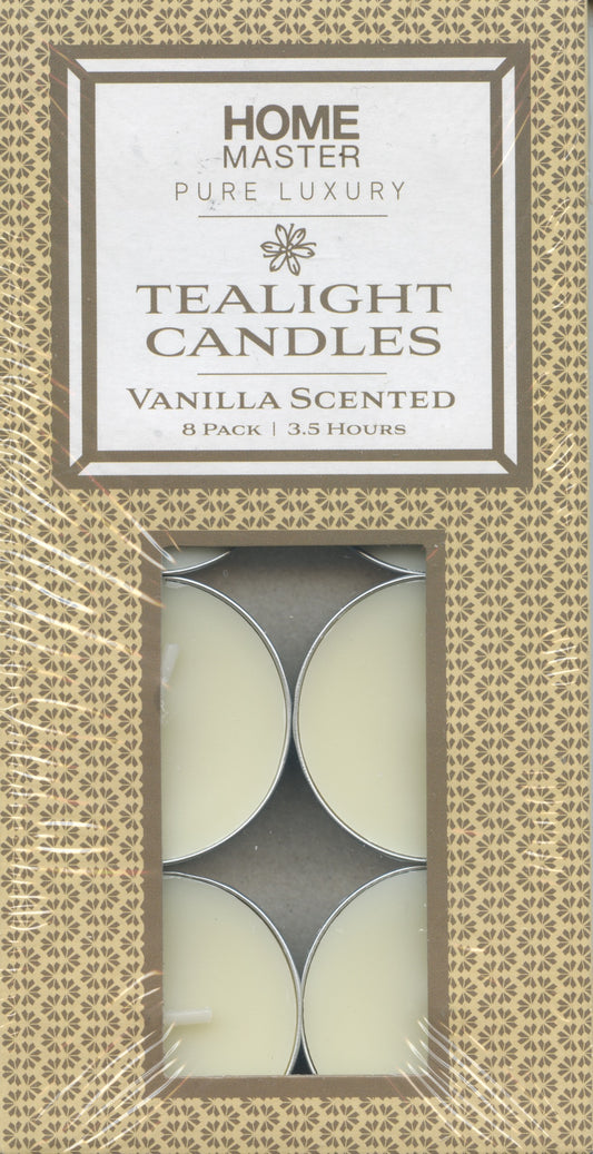 Tealight Candles - 8pk - Vanilla scented