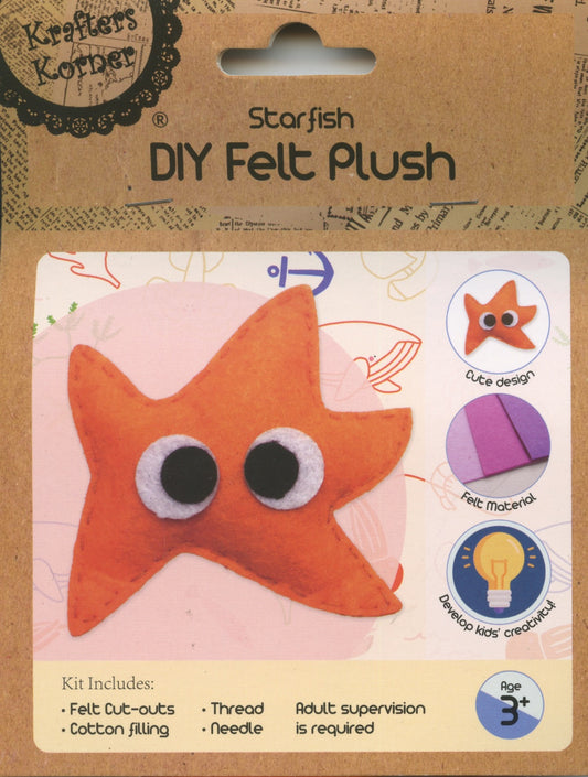 DIY Felt Plush kit - Starfish