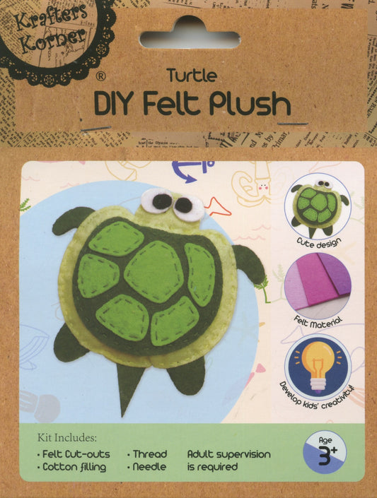 DIY Felt Plush kit - Turtle