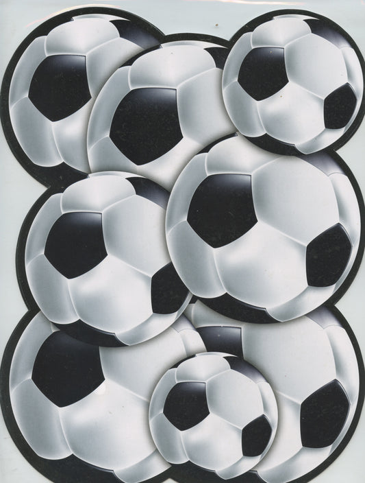 Time to Party - Table Mats - Soccer Balls - 6 pcs