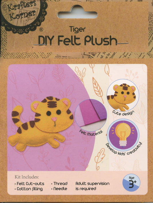 DIY Felt Plush kit - Tiger