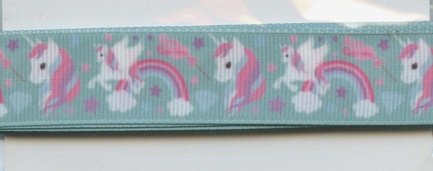 Ribbon - Unicorn Pattern - 22mm x 3m