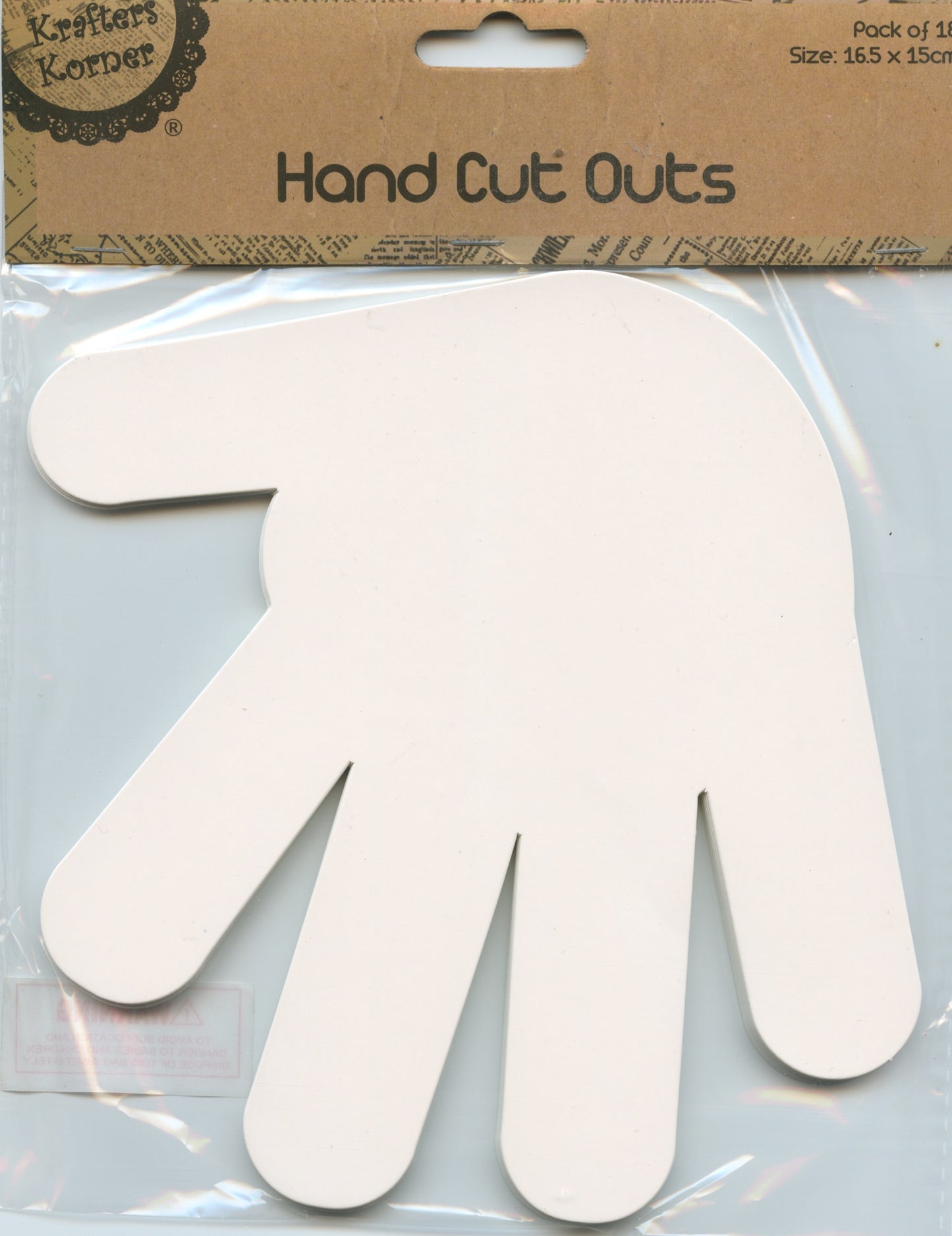 Hand Cut-outs - Pk 18