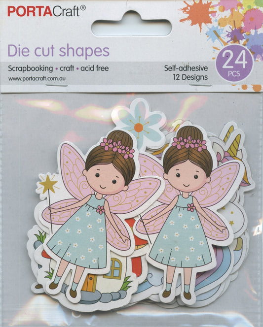 Paper Die-Cut Shapes - Magical World -  24pcs