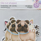 Paper Die-Cut Shapes - Woof Woof -  24pcs