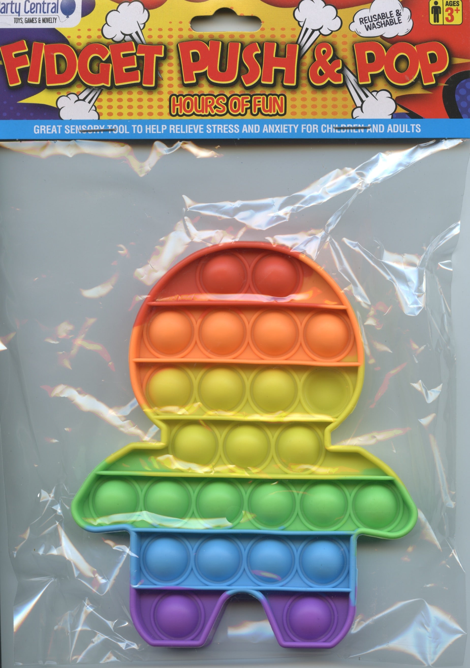Fidget Push & Pop Sensory - Person – The Crafty Bear Shop