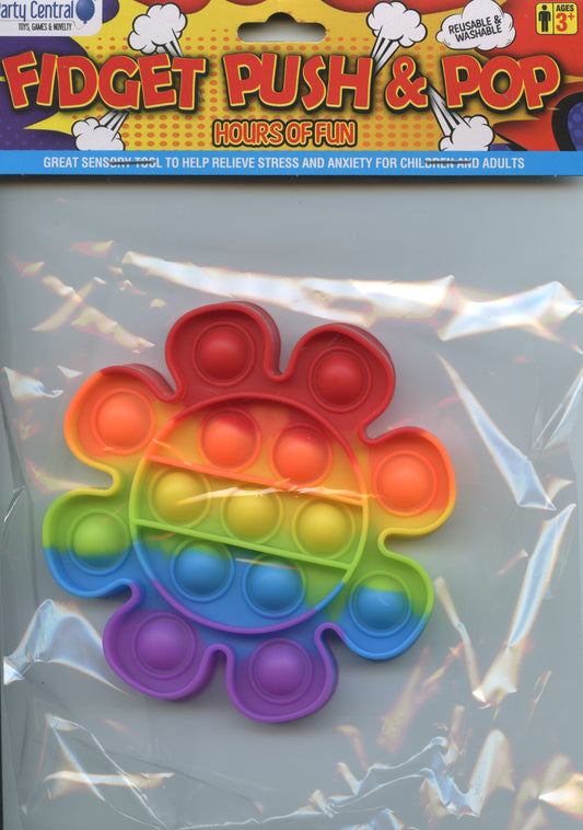 Fidget Push & Pop Sensory - Flower