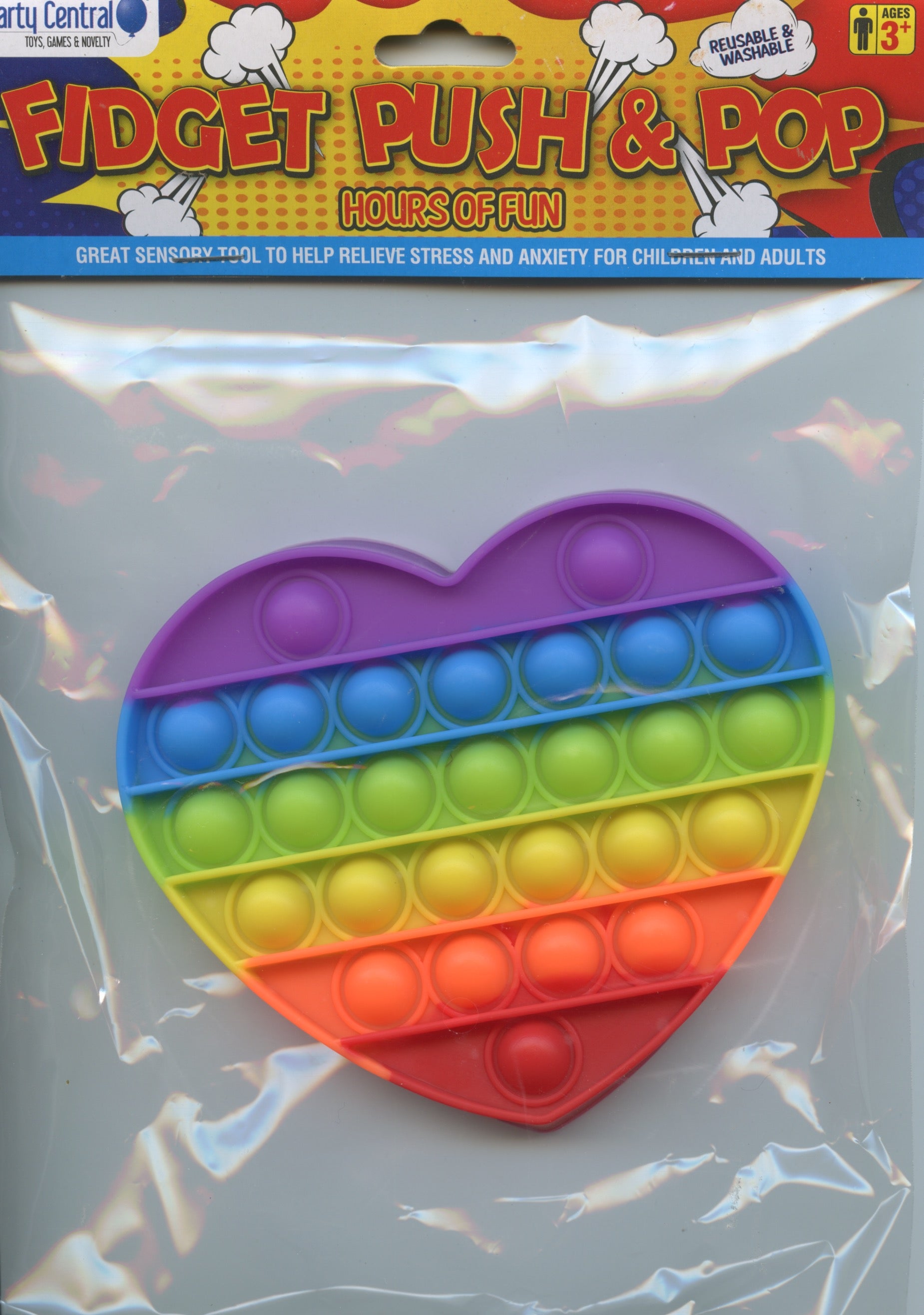 Fidget Push & Pop Sensory - Heart – The Crafty Bear Shop