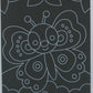 Scratch Art Picture - Insect Theme - Pack of 4 with scratch tool