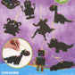 Make Your Own Scratch Art Hanging Shapes - 8 Pack