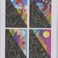 Scratch Art Picture - Dinosaur Theme - Pack of 4 with scratch tool