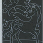 Scratch Art Picture - Unicorn Theme - Pack of 4 with scratch tool
