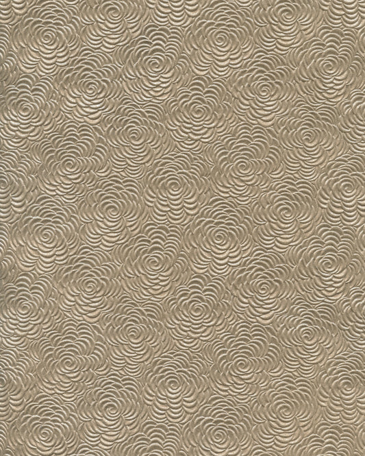 Specialty Paper 1 x  A4 Embossed Handmade Floret - Soft Gold