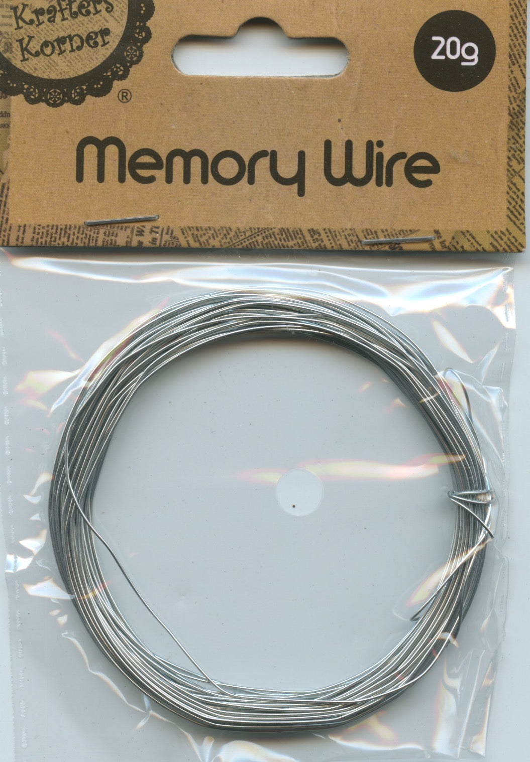 Memory Wire Window Memory Wire - Silver - Approx 11m - 20g – The Crafty Bear Shop