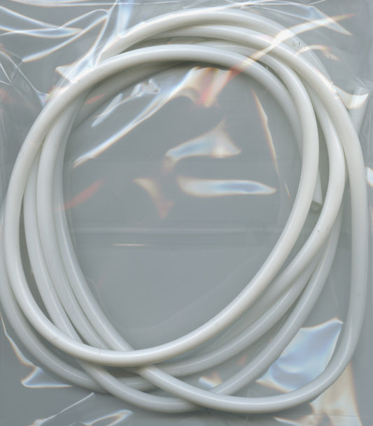 Plastic Tubing - White - 6mm - 2m