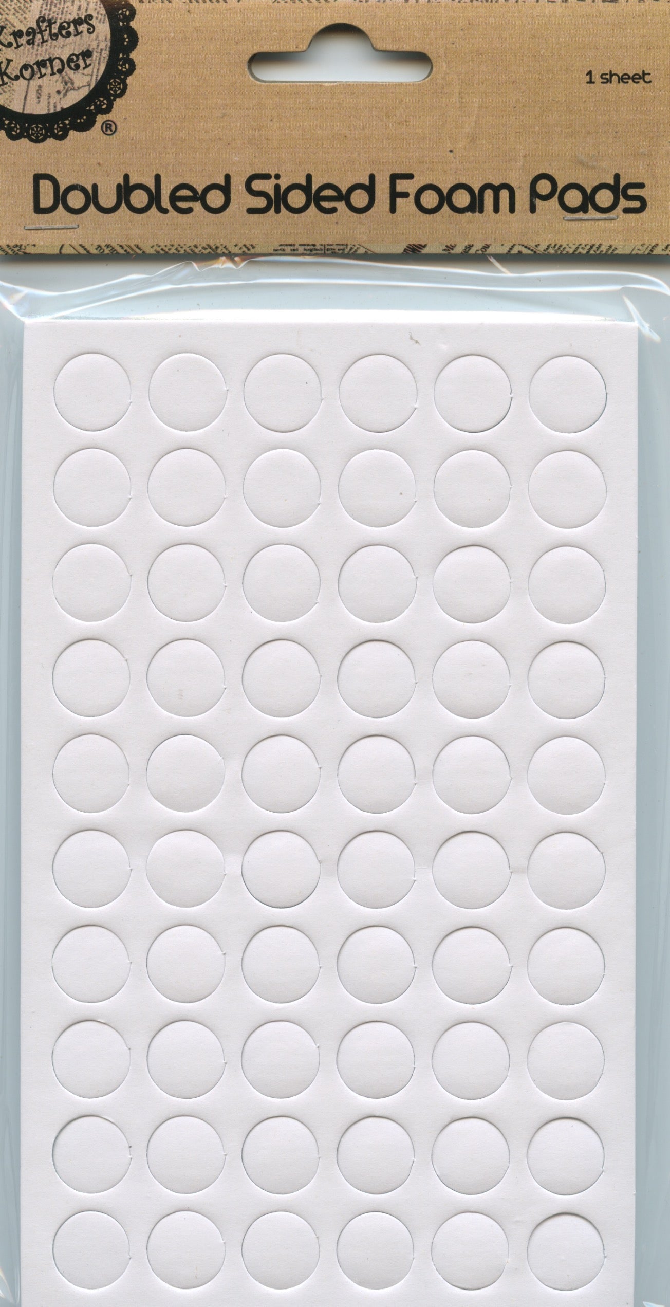 Double Sided Foam Pads Round Adhesive Stickers Mounting