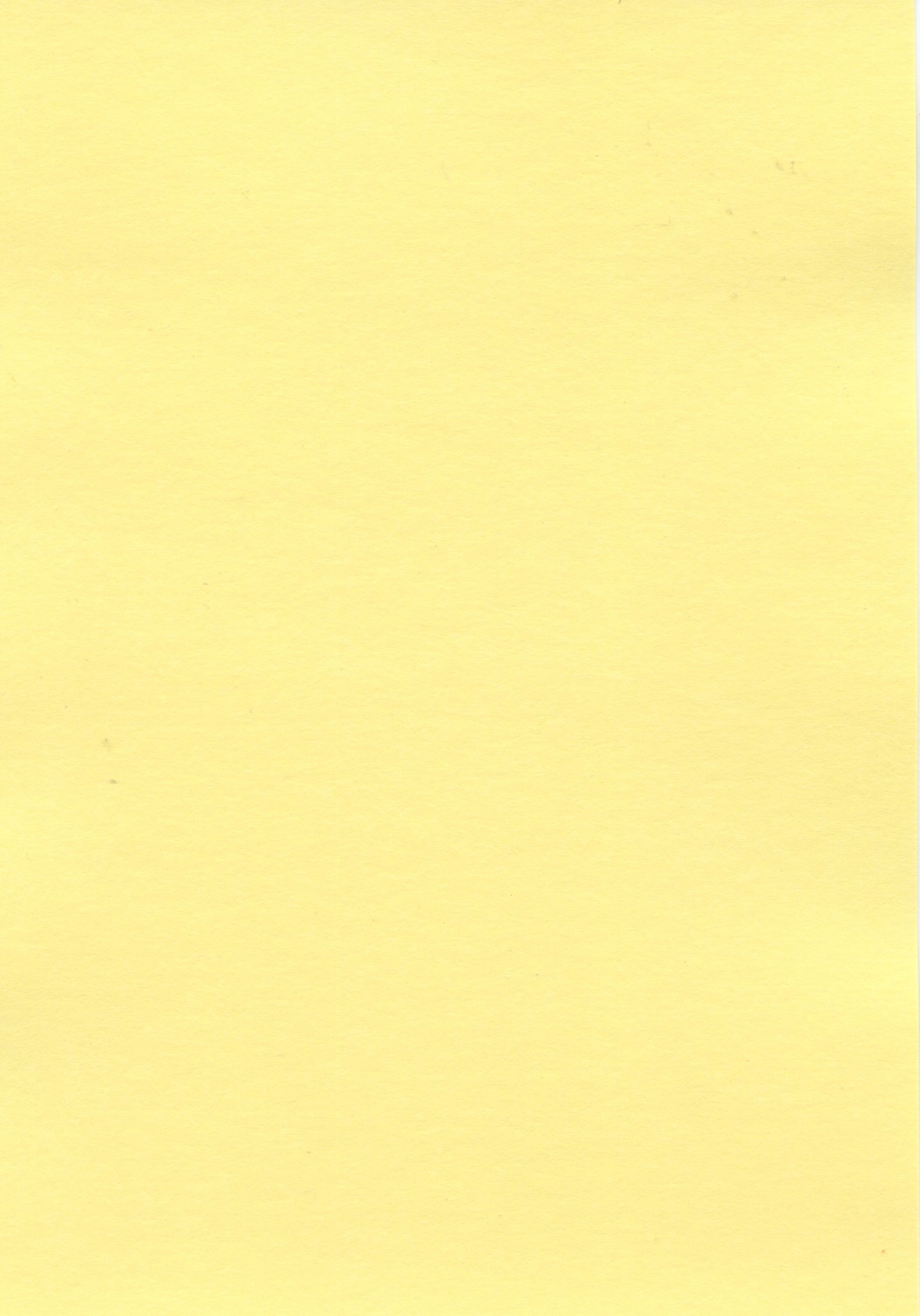 A5 Cardstock - Lemon - 20 sheets - 200gsm