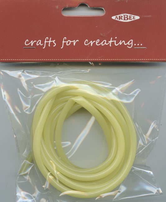 Plastic Tubing - Lemon - 4mm - 2m