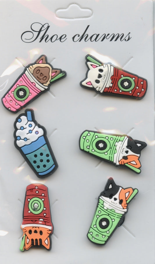 Shoe Charms - Soda Pops - 6pc
