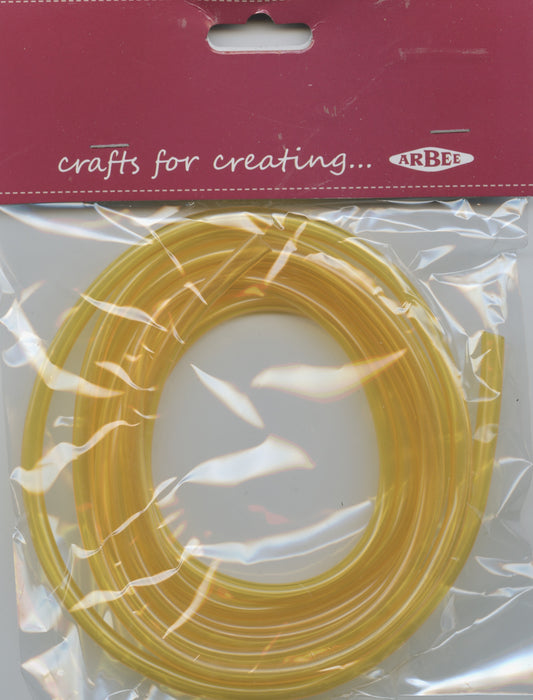 Plastic Tubing - Gold - 4mm - 2m