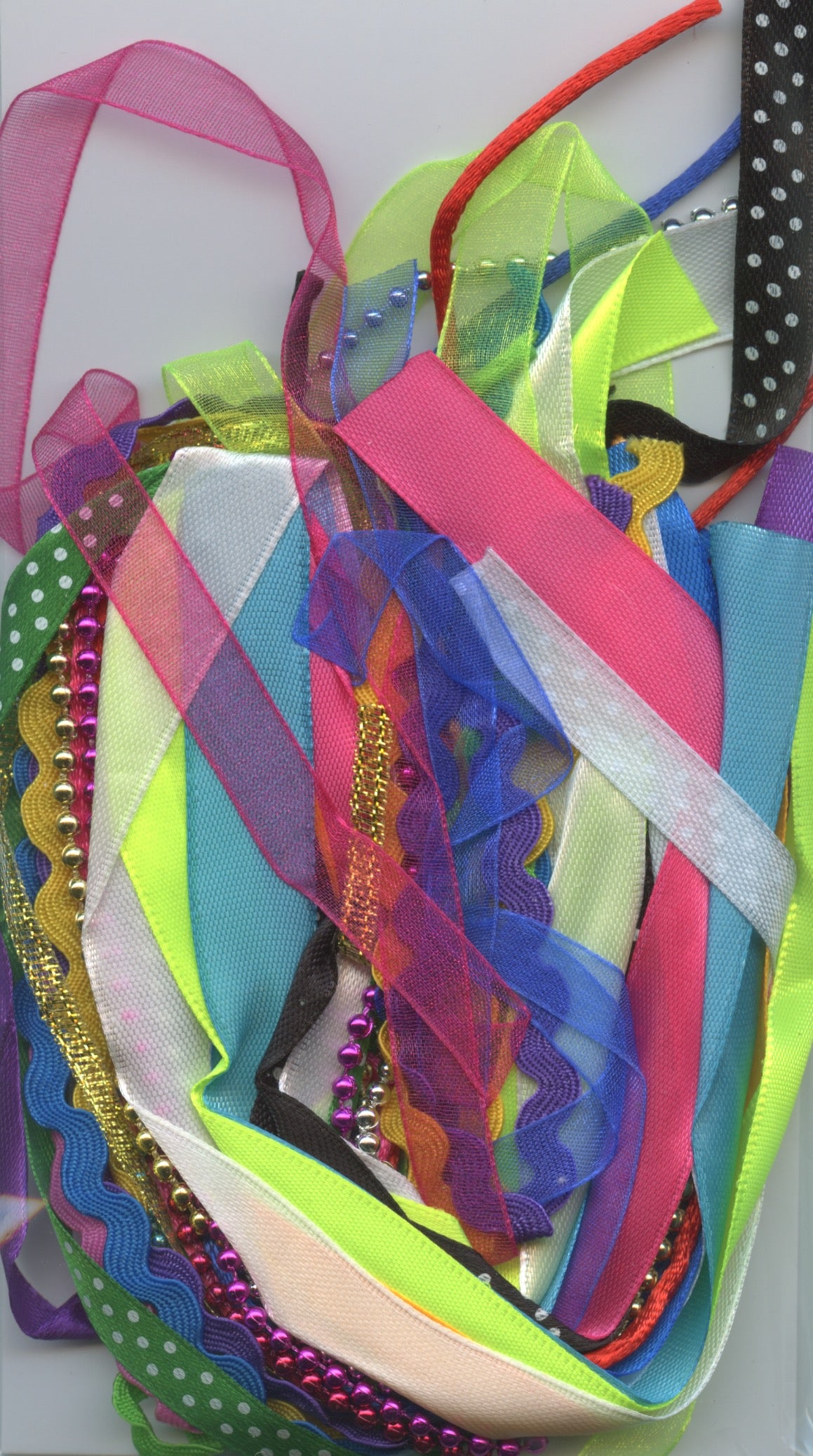 Craft Ribbon Mix - Various colours and lengths
