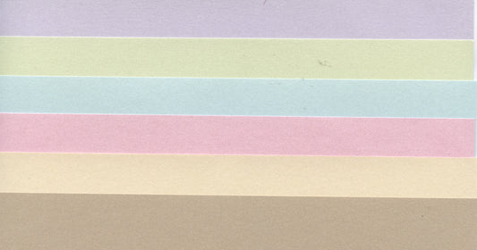 Specialty Paper - A4 Pearl Paper -Mauve/Mint/Blue/Pink/Cream/Bone - 6 Sheets