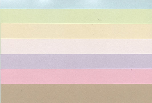 Specialty Card - A4 Pearl Card - Mauve/Mint/Blue/Pink/Cream/Bone/White - 7 Sheets