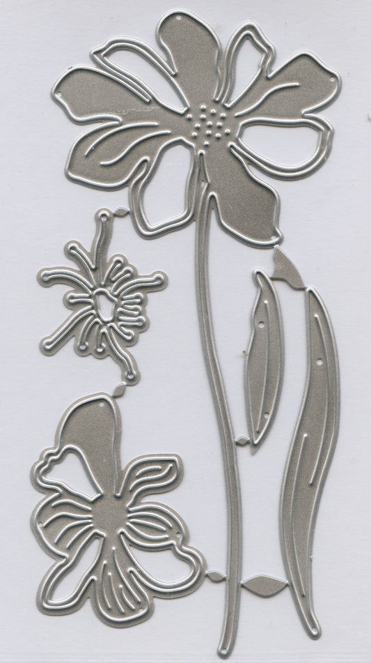 Metal Dies - Flower and Leaves