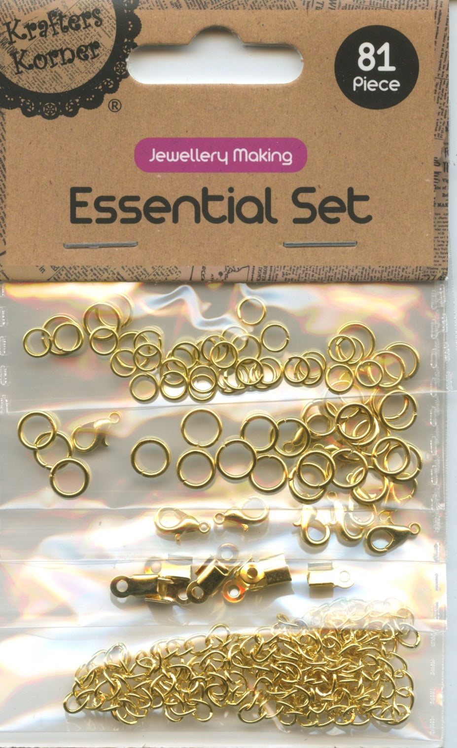 Jewellery Making - Essential Set - Gold - 81 piece