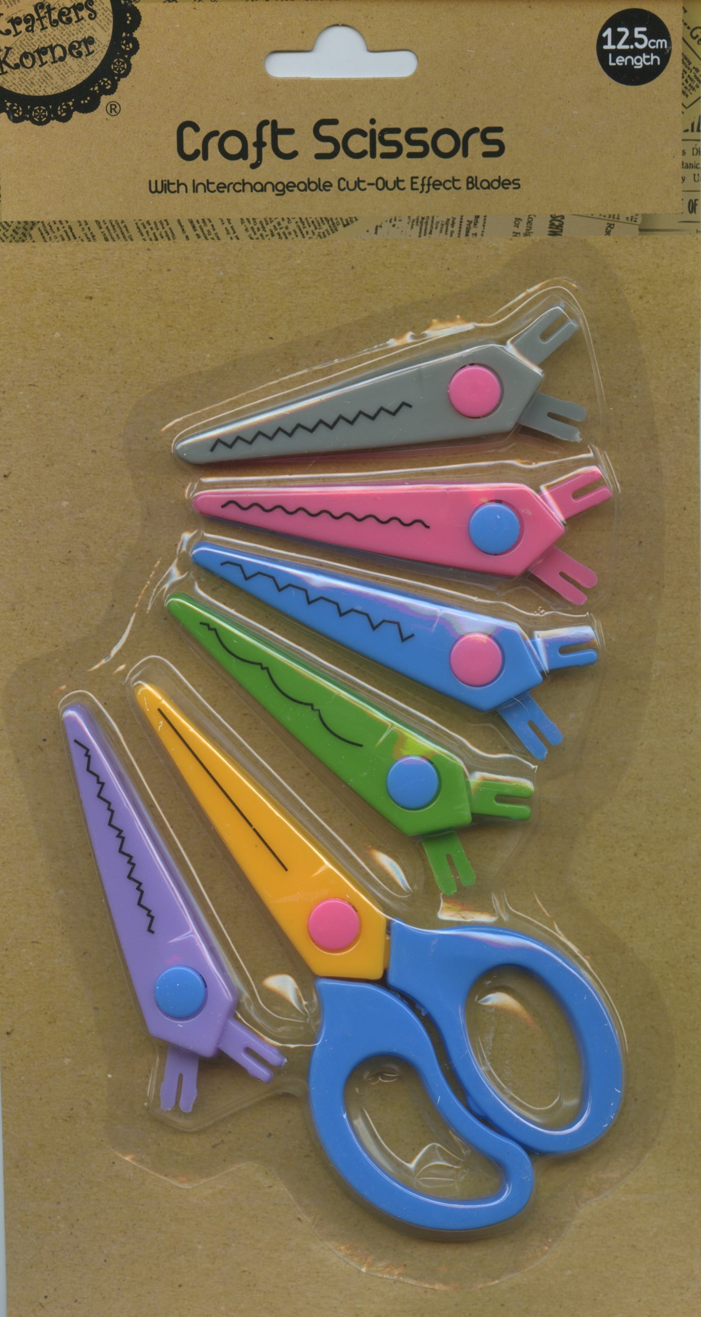 Craft Scissors - Interchangeable Cut out blades