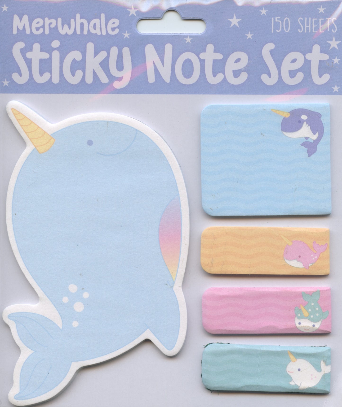 Merwhale Sticky Note Set - 150 Sheets