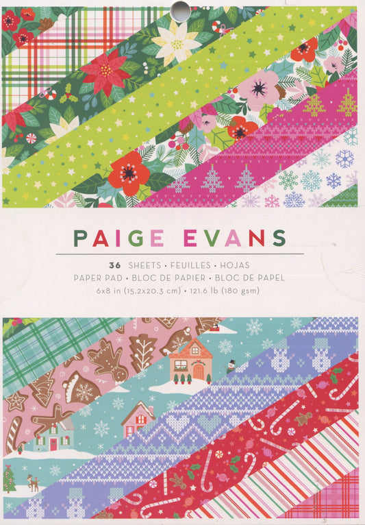 Scrapbooking Paper Pad - Sugarplum Wishes - 36 sheets - 15.2x20.3cm