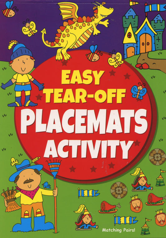 Easy Tear Off Placemat Activity Sheets - 15 Designs