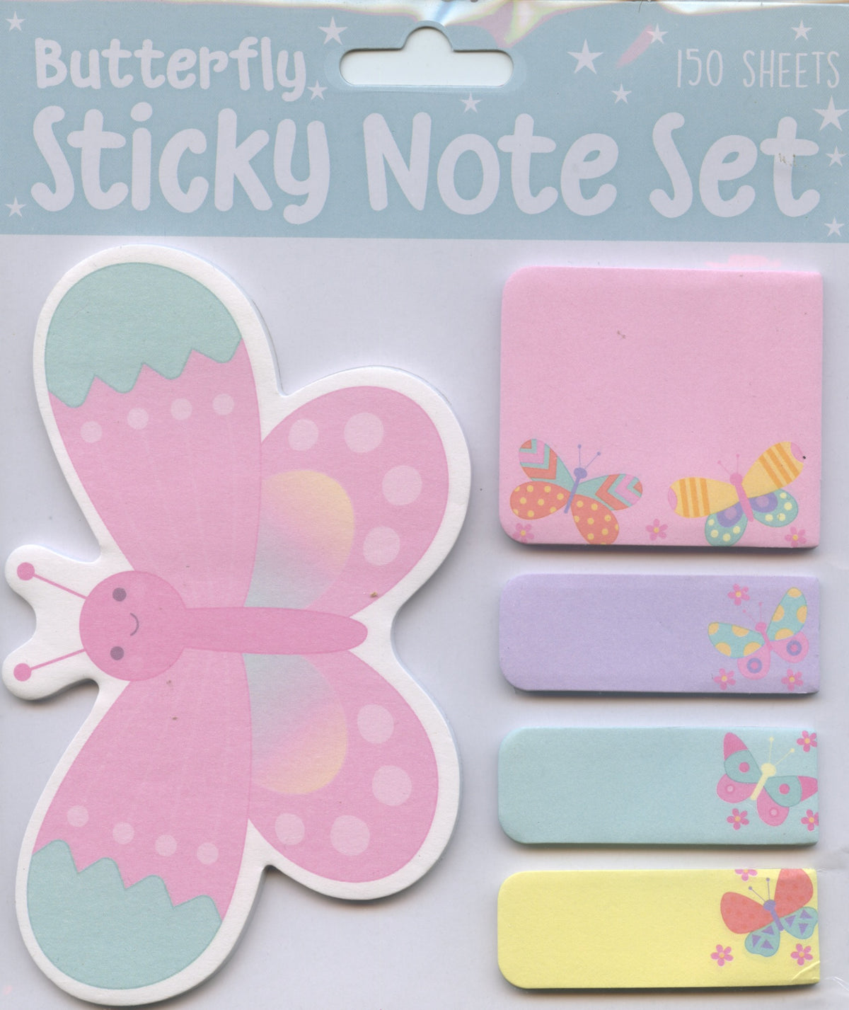 Butterfly Note Sticker Butterfly Sticky Note Set - 150 Sheets – The Crafty Bear Shop