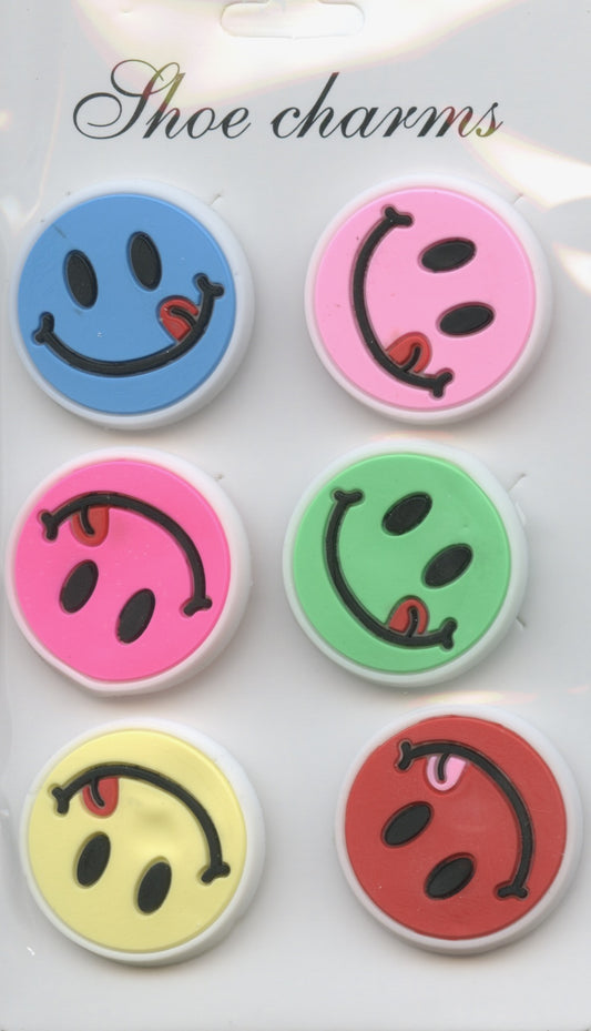 Shoe Charms - Smiles - 6pc