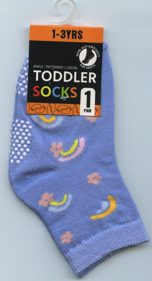 Toddler Socks - 1-3 Yrs - Rainbow - 1 pair