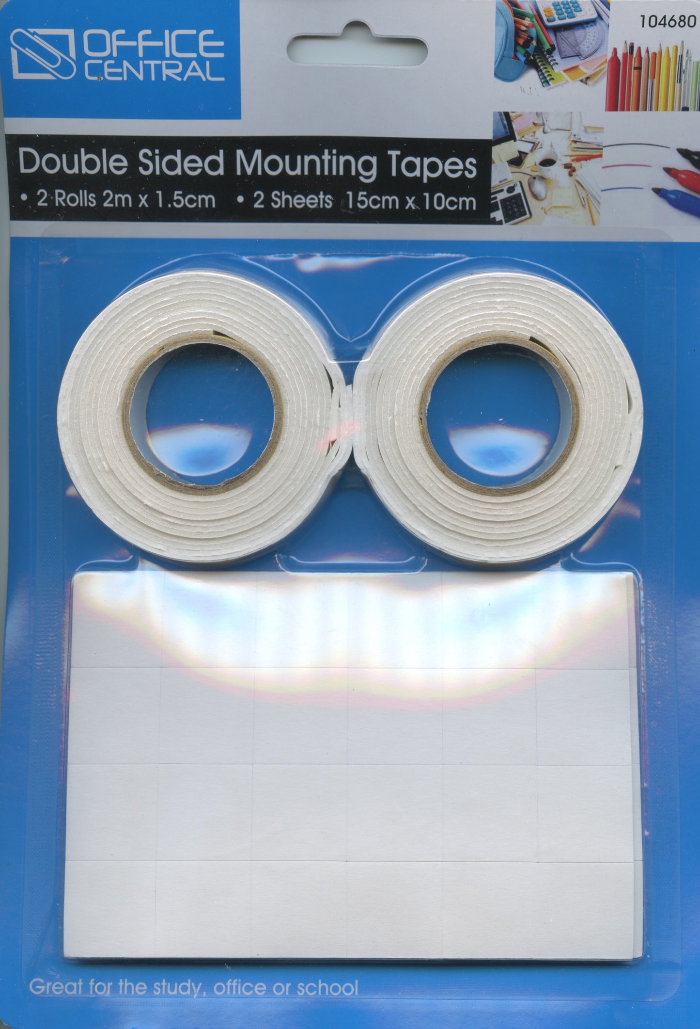 Double Sided Mounting Tapes - 2 Rolls and 2 Sheets