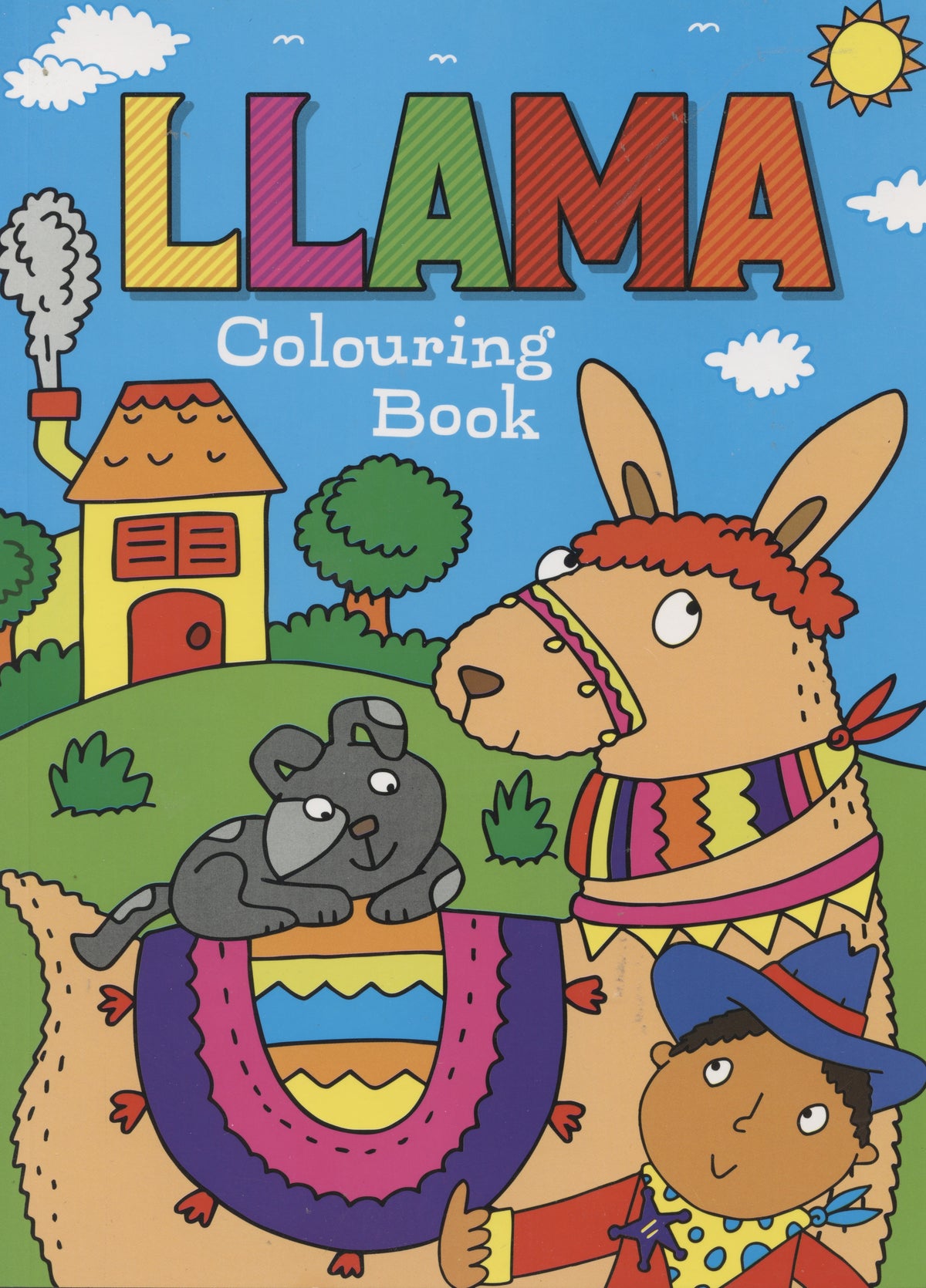 Llama Colouring Book - 28 pages