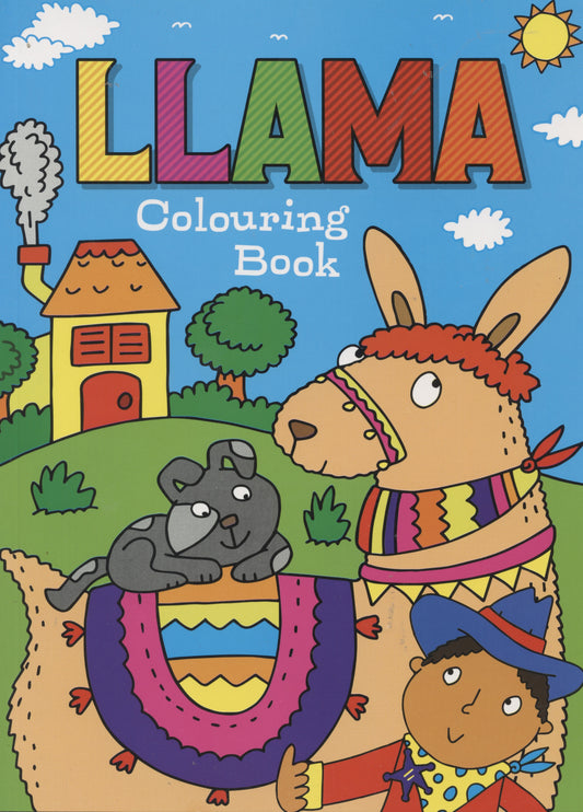 Llama Colouring Book - 28 pages
