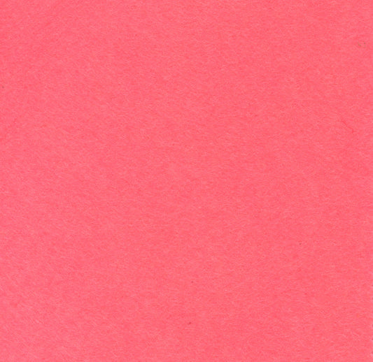 Felt - Square 3 pieces - Coral - 15cm x 15cm