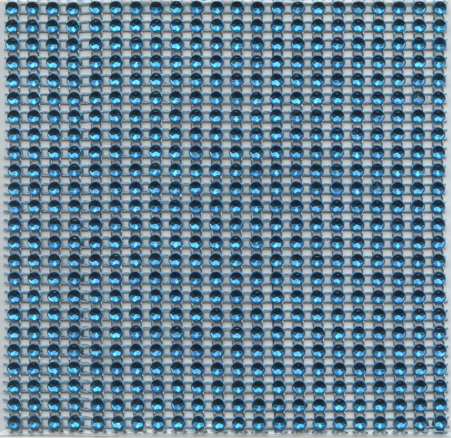 Gem Mesh Sheet - Blue - Approx 12cm x 12cm - 1 pk