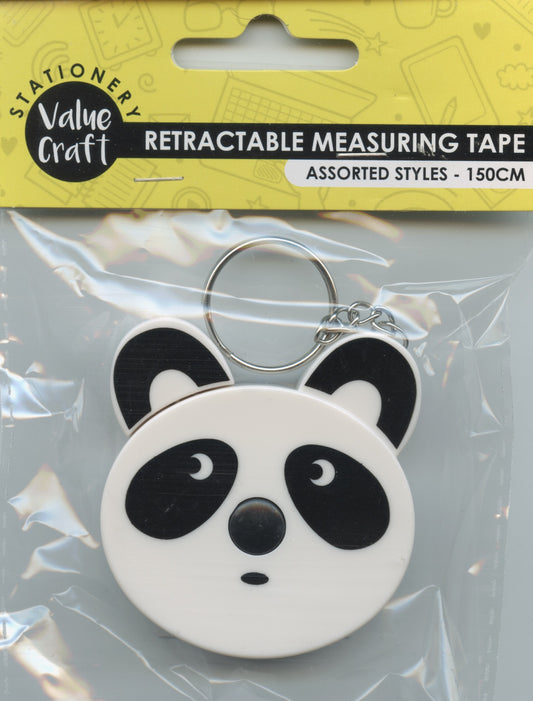 Retractable Measuring Tape - Panda case - 150cm