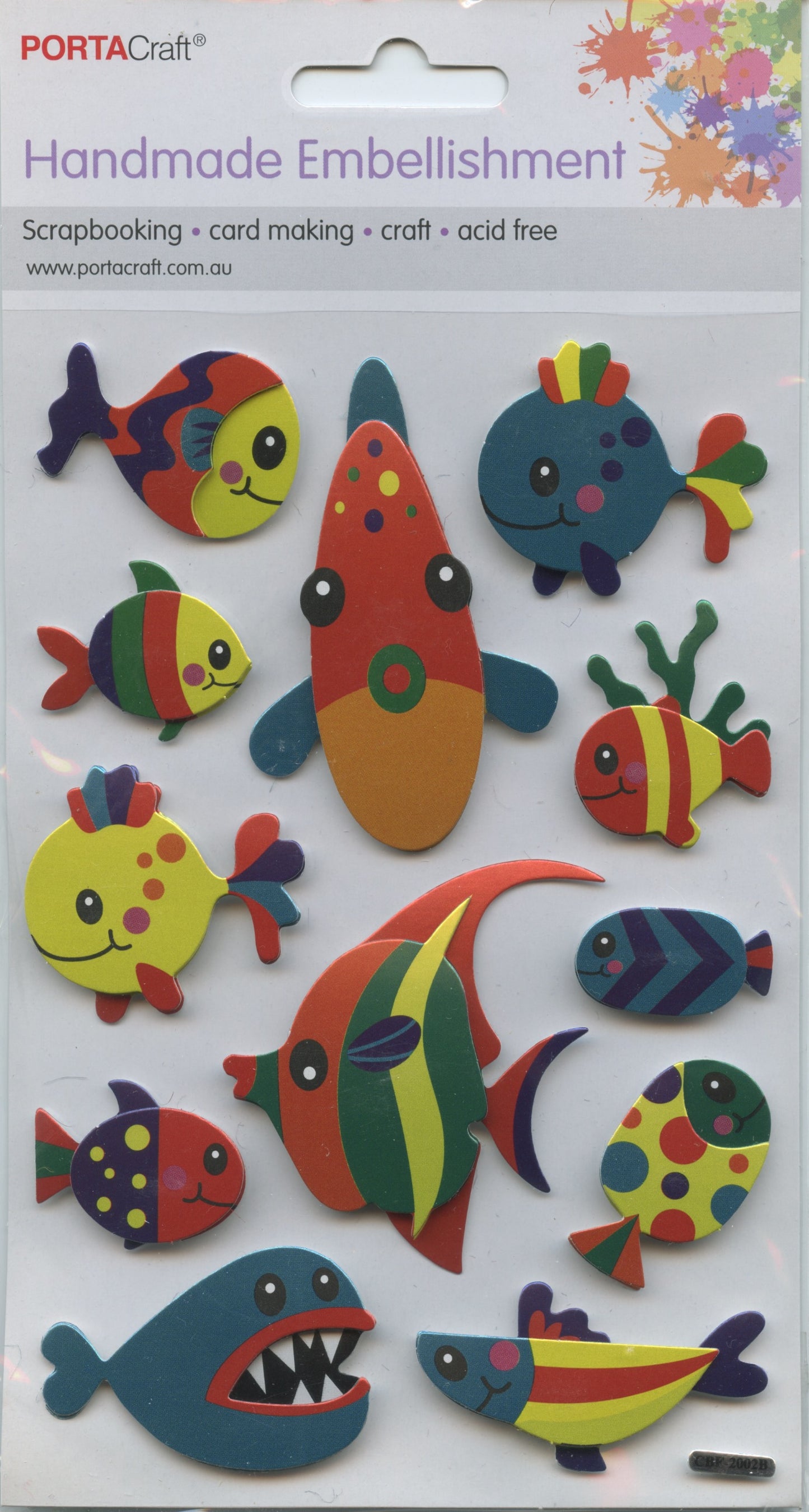 Porta Craft - Sea Creatures #2 Embellishments - 12 pc