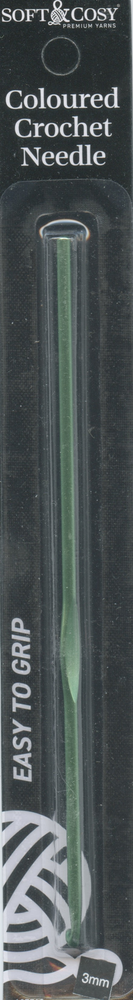 Crochet Needle - Green - 3mm
