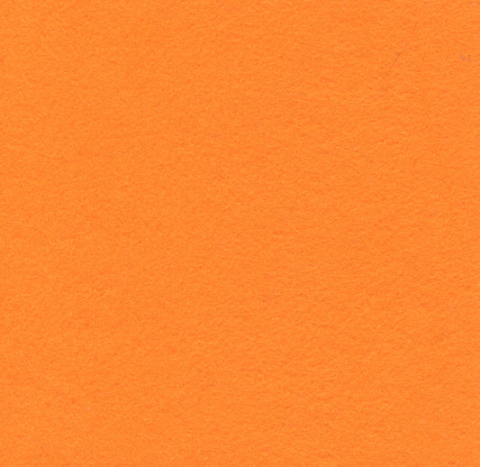 Felt - Square 3 pieces - Orange - 15cm x 15cm