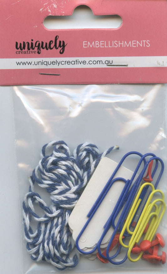 Main Street Trinket Mix- Embellishments - Cardmaking/Scrapbooking