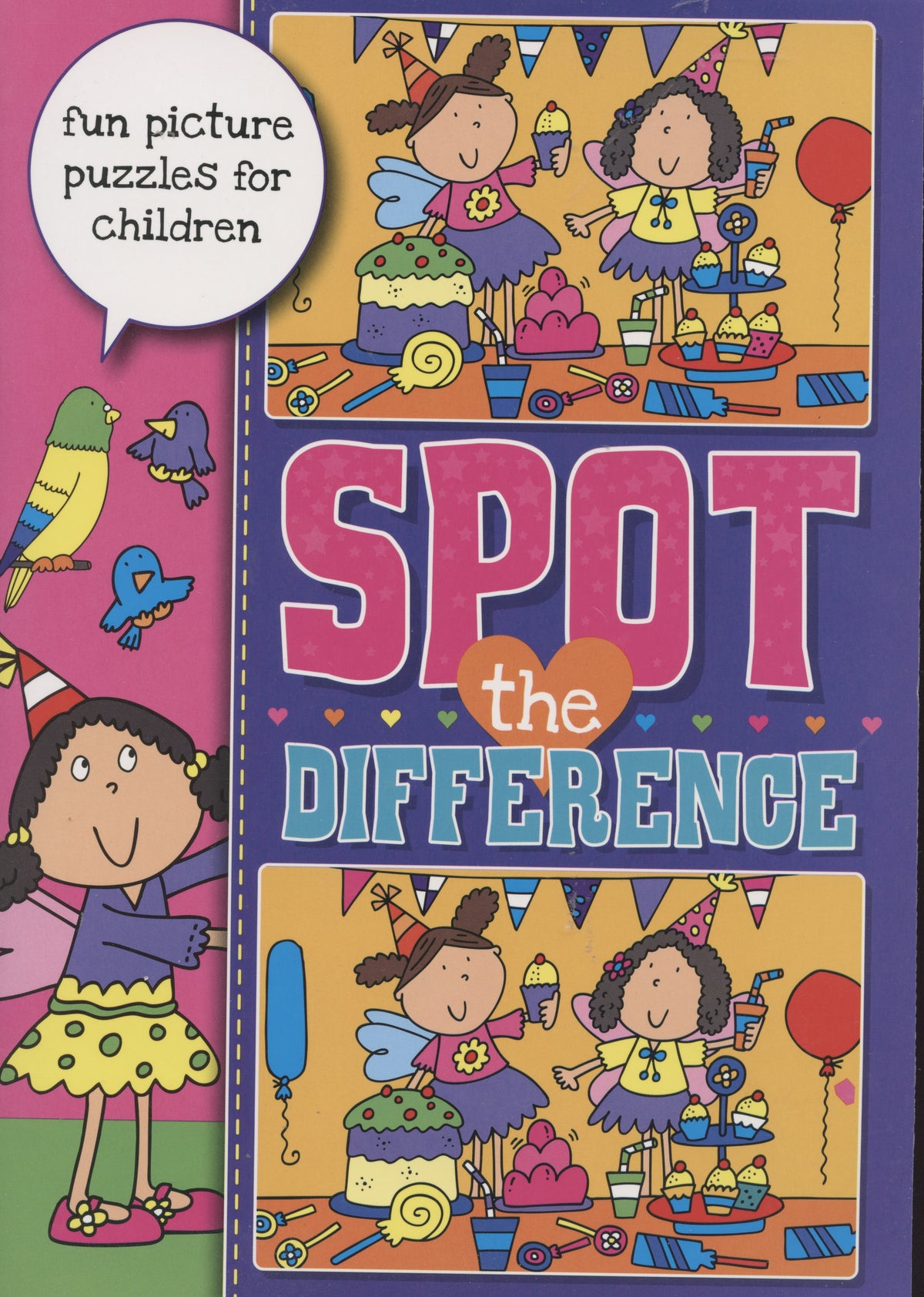 Spot the Difference Activity Book #2- 32 pages