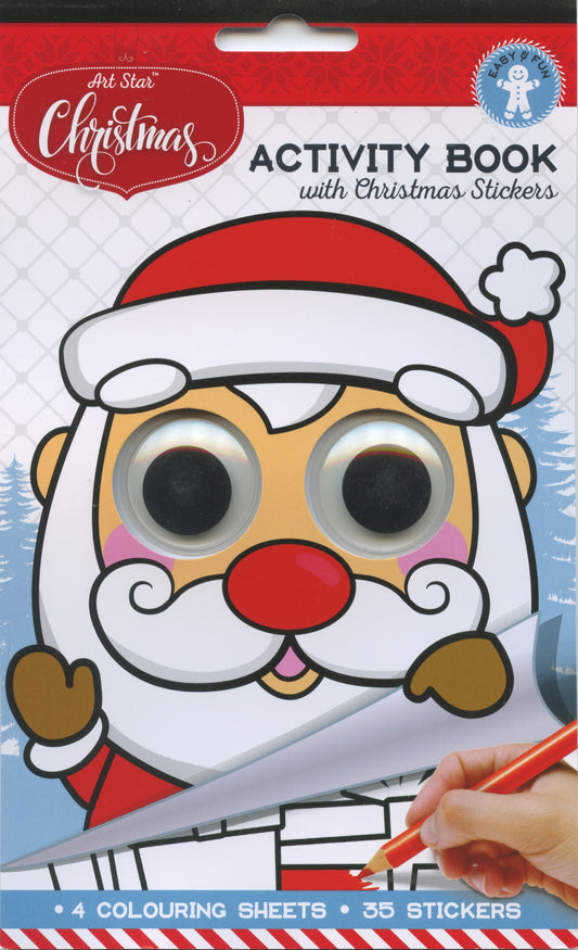 Art Star Christmas Activity Book with Stickers