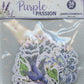 Little Birdie- Ephemera Purple Passion Embellishments - Birds & flowers - 36pc