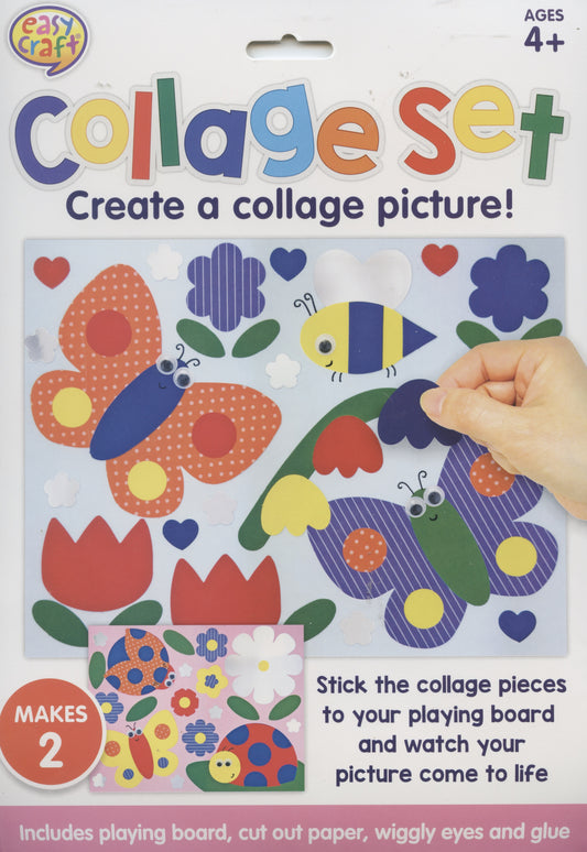 Collage Set - Create a Collage Picture - Makes 2 - Butterflies and Ladybugs